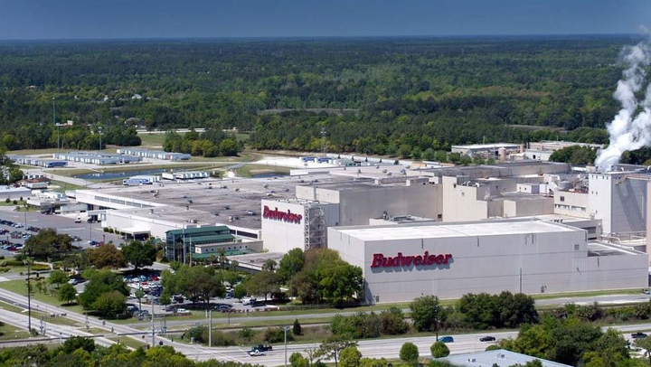 Brewery in Jacksonville (Image: Anheuser Busch)